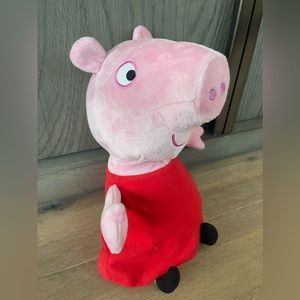 Peppa Pig Hug N Oink Talking Giggles Soft 13inch Plush Stuffed Animal Toy